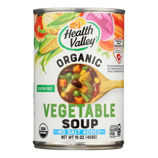 Organic Vegetable Soup, No Salt, 12-Pack, 15 Oz Each