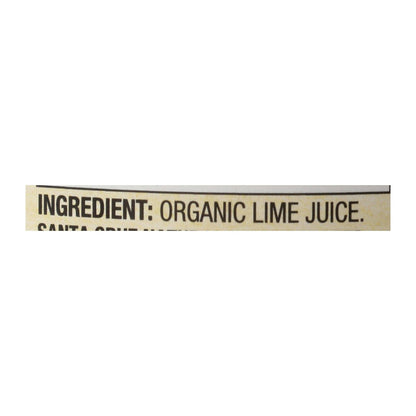 Santa Cruz 100% Organic Lime Juice  - Case of 8 - 16 FZ