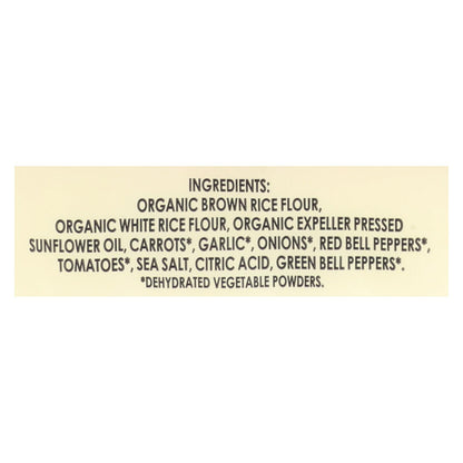 Edward & Sons Organic Veg Brown Rice Snaps, 12 Pack, 3.5 Oz