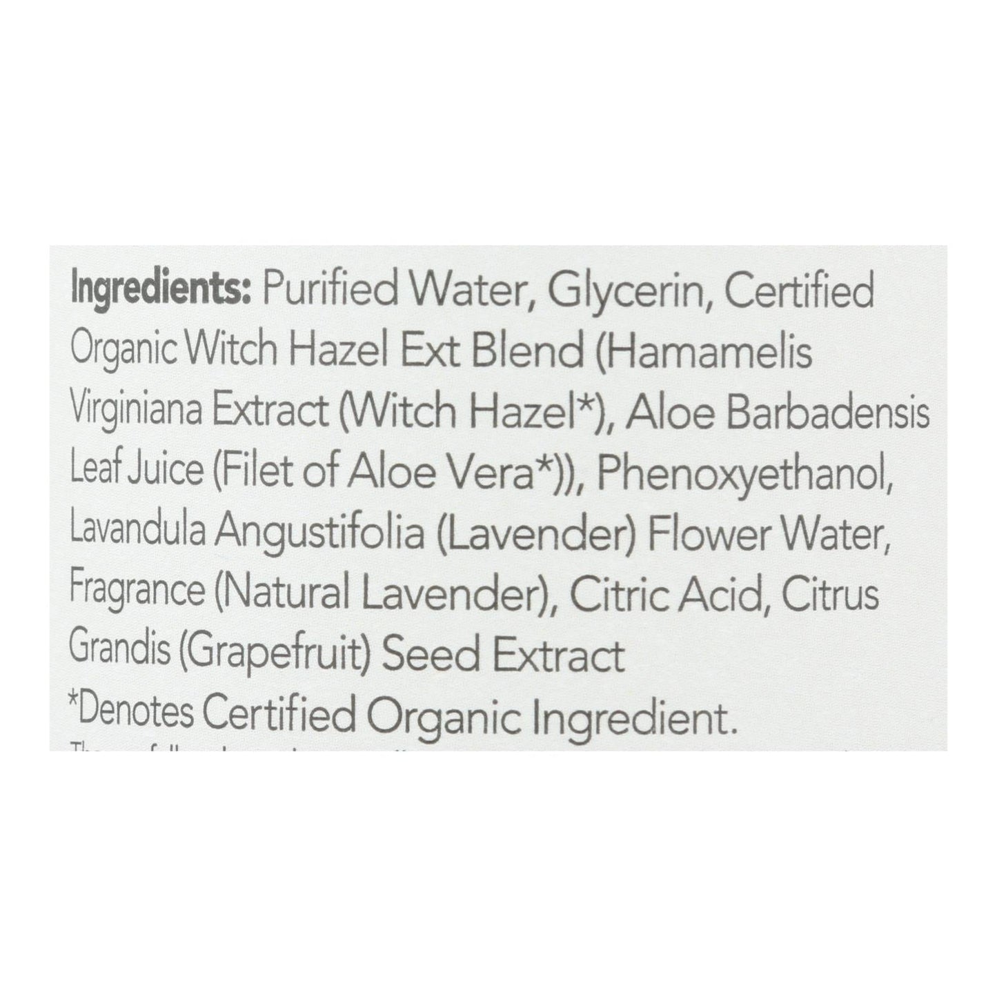 Thayers - Witch Hazel Lav Av Af - EA of 1-12 FZ