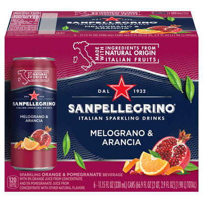 San Pellegrino M&R Sparkling Drink, 4 Packs of 6/11.15oz