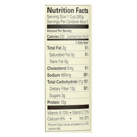 Amy's Organic Black Bean Chili, Medium, 12-Pack, 14.7 Oz