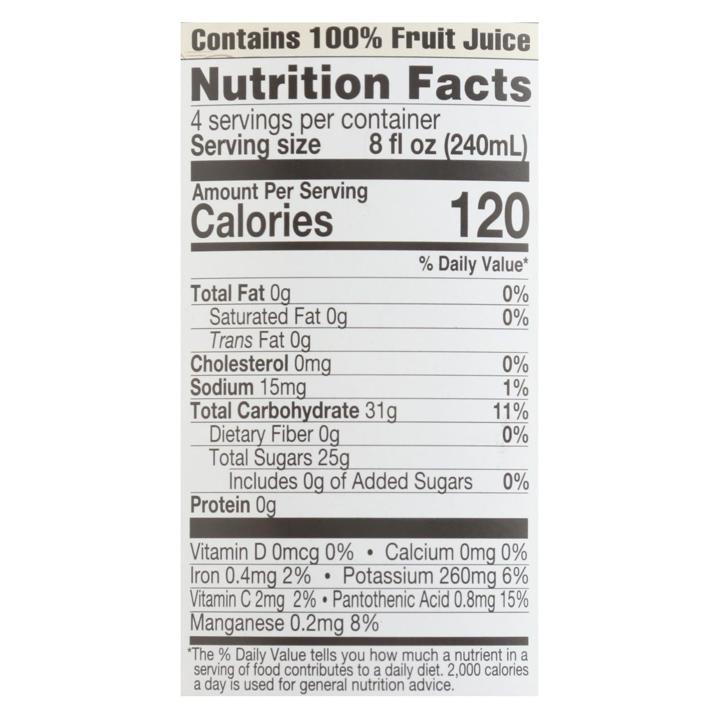 Lakewood Organic Cranberry Juice, 32 fl oz, Pack of 6