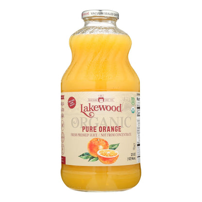 Lakewood Organic Pure Orange Juice, 32 fl oz, Case of 6