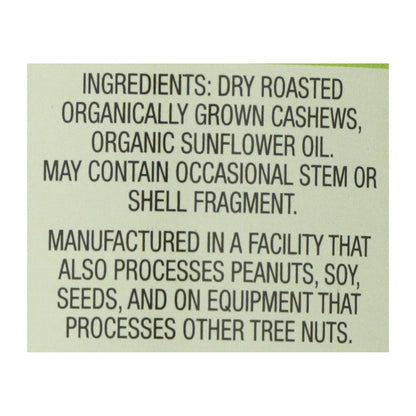 Once Again - Cashew Butter - Case Of 6-16 Oz