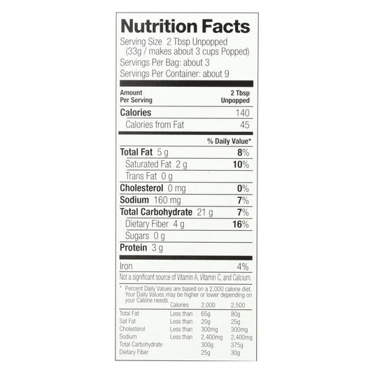 Black Jewell Natural Microwave Popcorn, 6-Pack, 10.5 Oz