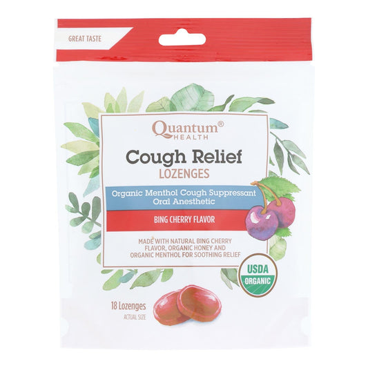 Organic Bing Cherry Cough Lozenges - 18 Count