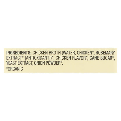 Pacific Natural Low Sodium Free Range Chicken Broth, 12x32oz