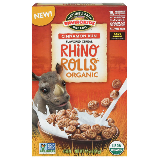 EnviroKidz Organic Rhino Rolls Cereal, 12 Pack (9.5 OZ)