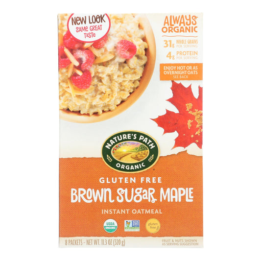 Nature's Path Organic Brown Sugar Maple Oatmeal, 6 Pack
