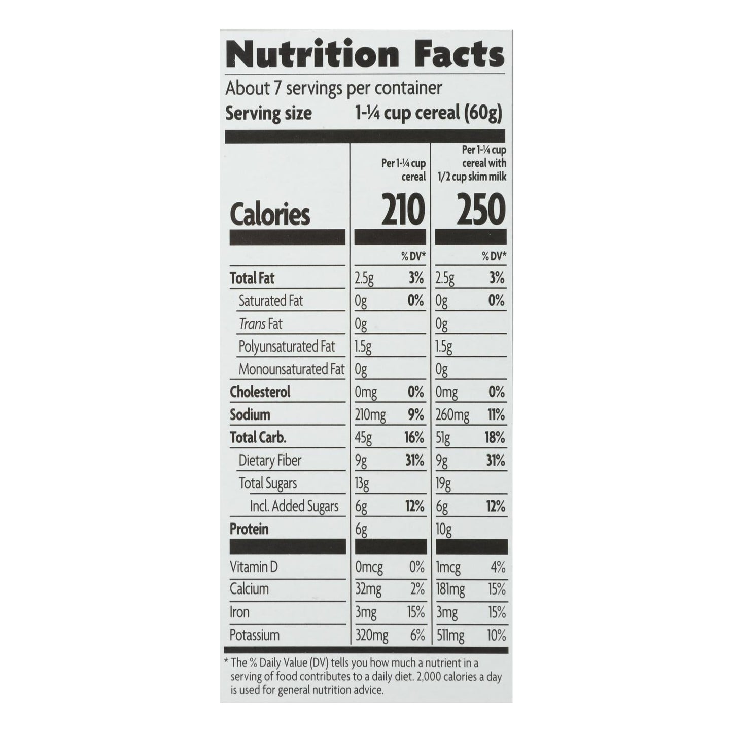 Nature's Path Organic Flax Raisin Bran Cereal, 12-Pack