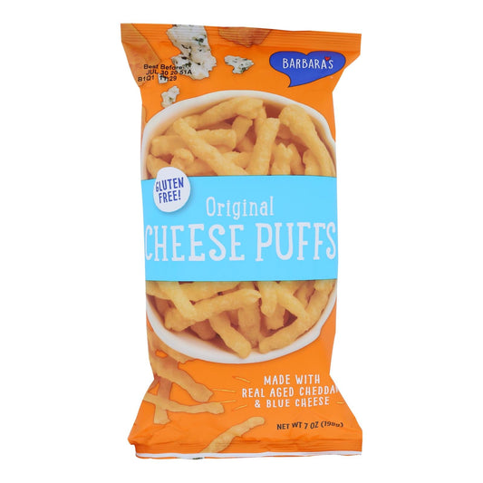 Barbara's Cheese Puffs, Original, Case of 12, 7 Oz