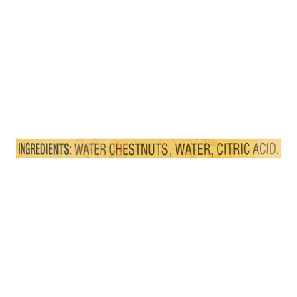 Reese Water Chestnuts - Sliced - Case Of 24 - 8 Oz.