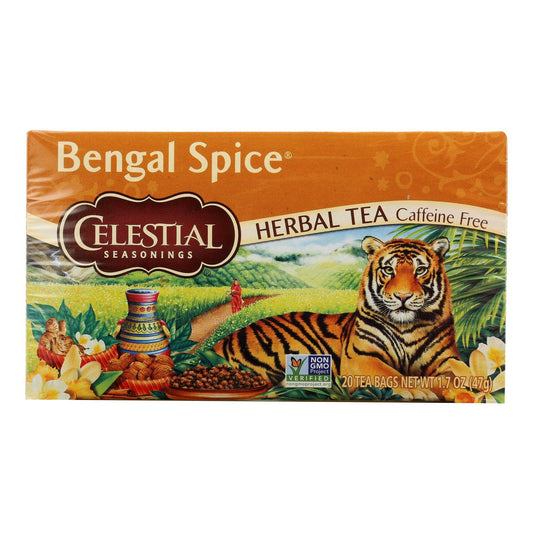 Celestial Seasonings Bengal Spice Herbal Tea, 6-Pack, 20 Bags