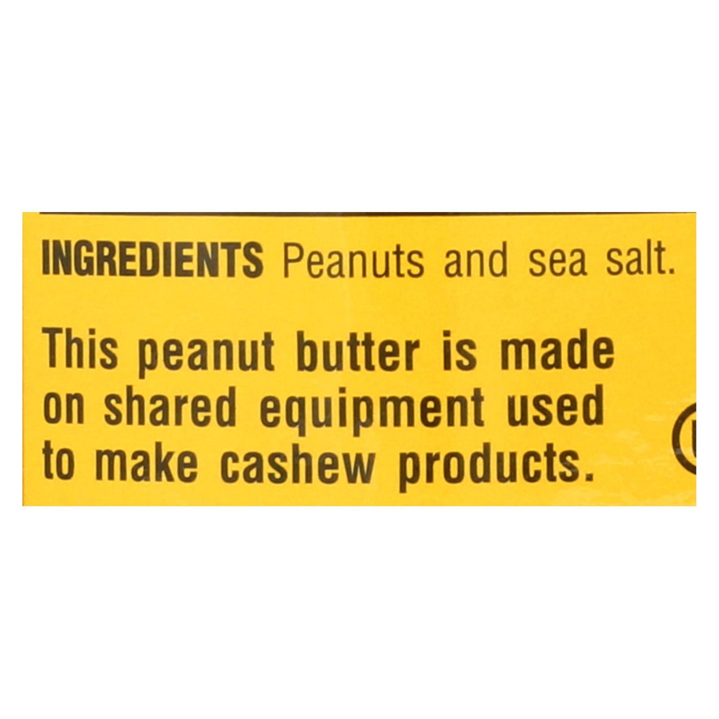 Cream Nut Smooth Natural Peanut Butter, 17 oz, 6-Pack