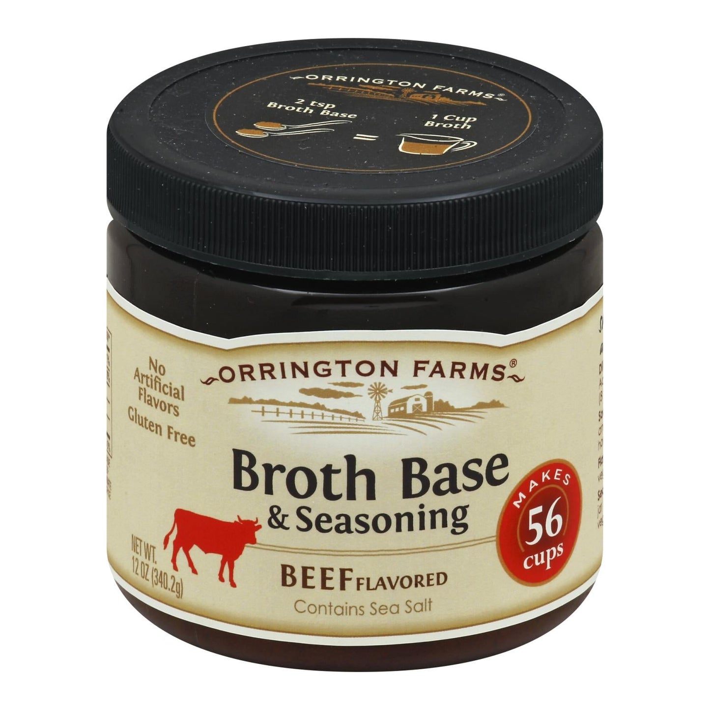 Orrington Farms Beef Broth Base & Seasoning, 6 Pack, 12 Oz