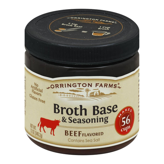 Orrington Farms Beef Broth Base & Seasoning, 6 Pack, 12 Oz