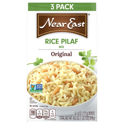 Near East Original Rice Pilaf Mix, 3 Pack, 4 Cases
