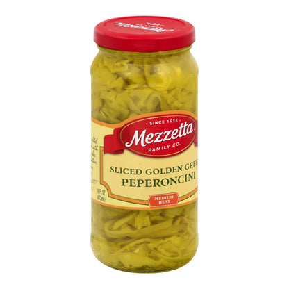 Mezzetta Sliced Greek Pepperoncini, 6-Pack, 16 Fl Oz