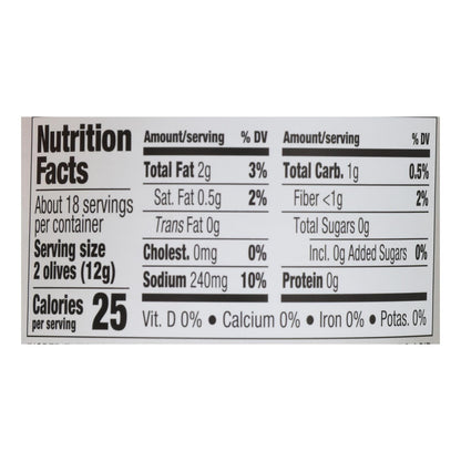 Jeff's Natural Castelvetrano Olives - 6 Pack, 7.5 Oz Each