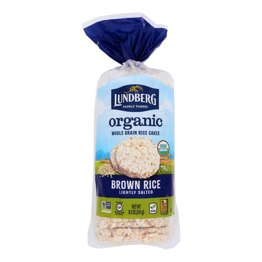 Lundberg Brown Rice Cakes, Salted, 6-Pack (8.5 oz each)