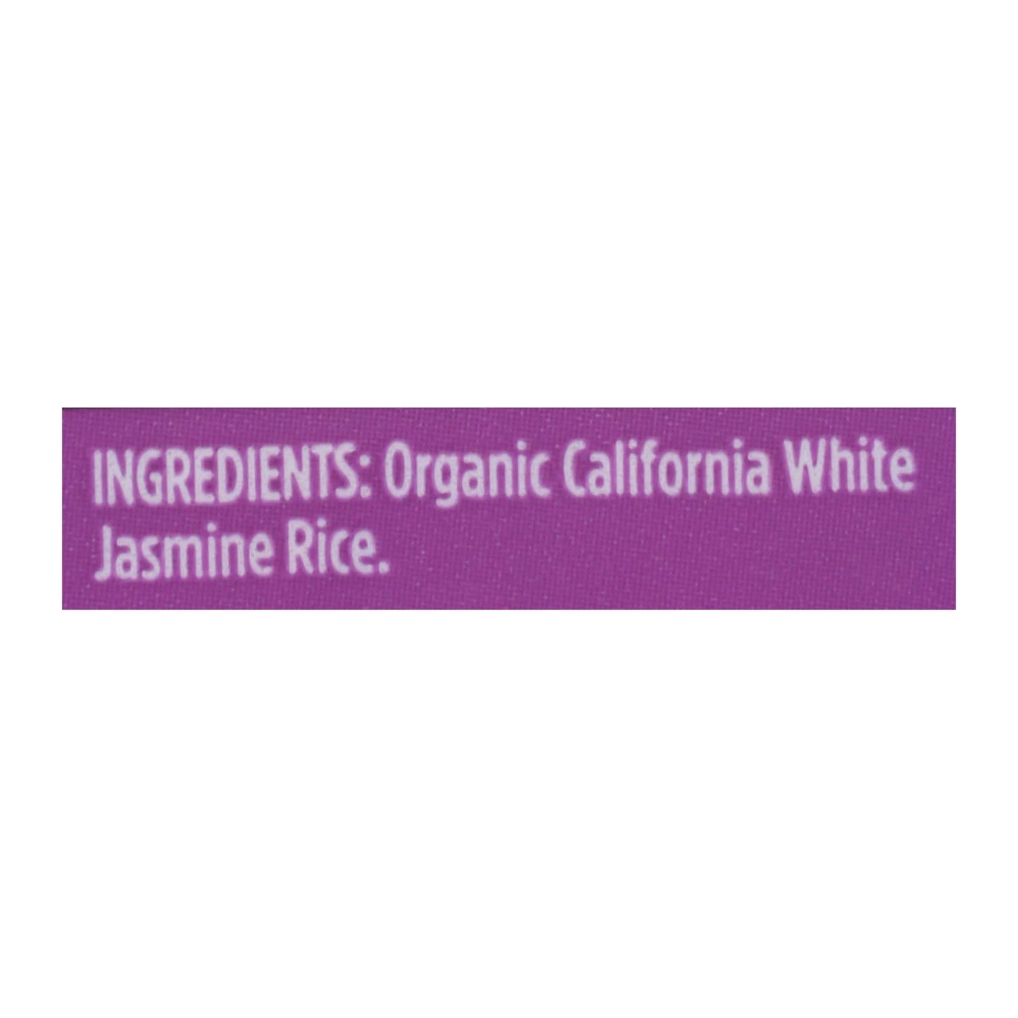 Lundberg Organic White Jasmine Rice, 6-Pack, 2 lbs Each