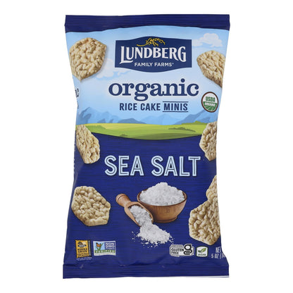 Lundberg Rice Ck Mini Sea Salt, 6 Pack, 5 Oz Each