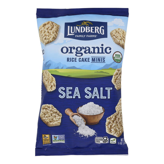 Lundberg Rice Ck Mini Sea Salt, 6 Pack, 5 Oz Each