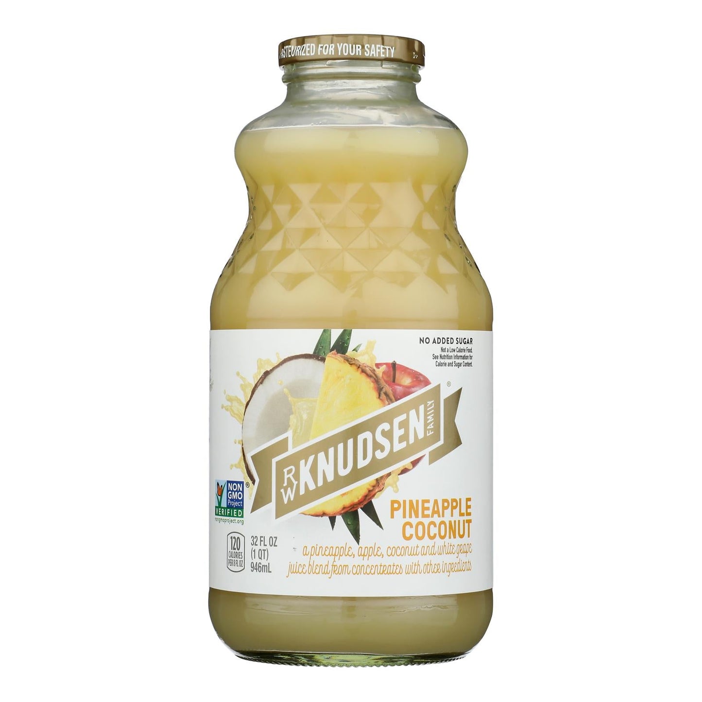 Rw Knudsen Pineapple Coconut Juice  - Case of 6 - 32 FZ