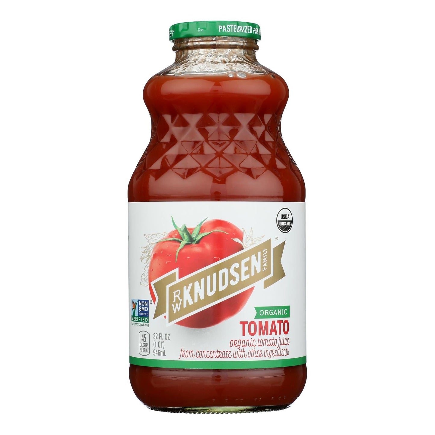 Rw Knudsen Organic Tomato Juice  - Case of 6 - 32 FZ