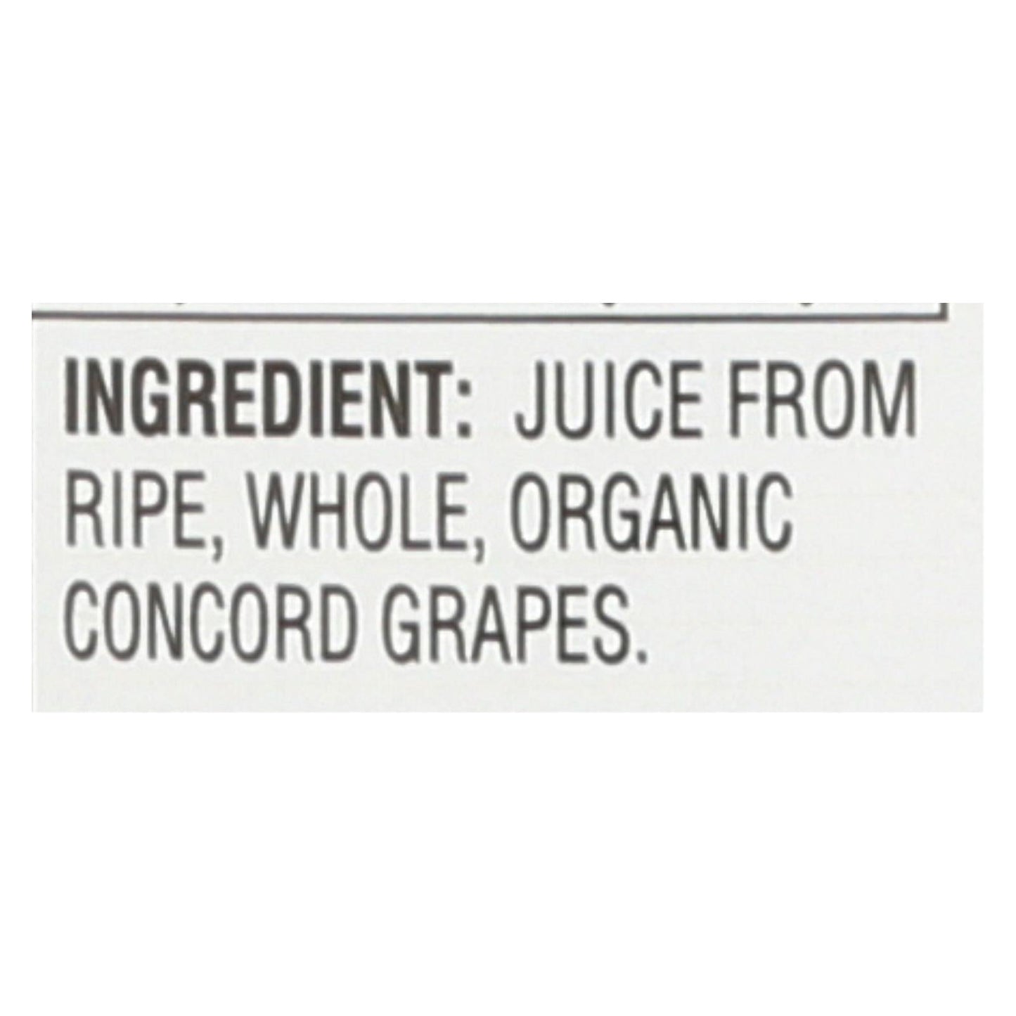 Rw Knudsen Organic Just Concord Juice  - Case of 6 - 32 FZ