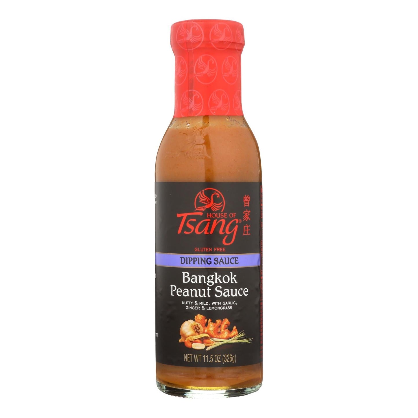 House Of Tsang Peanut Sauce, Bangkok Padang, 6 Pack, 11.5 oz