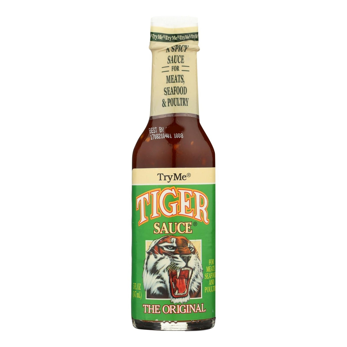 Try Me Tiger Sauce - Case Of 6 - 5 Fl Oz.
