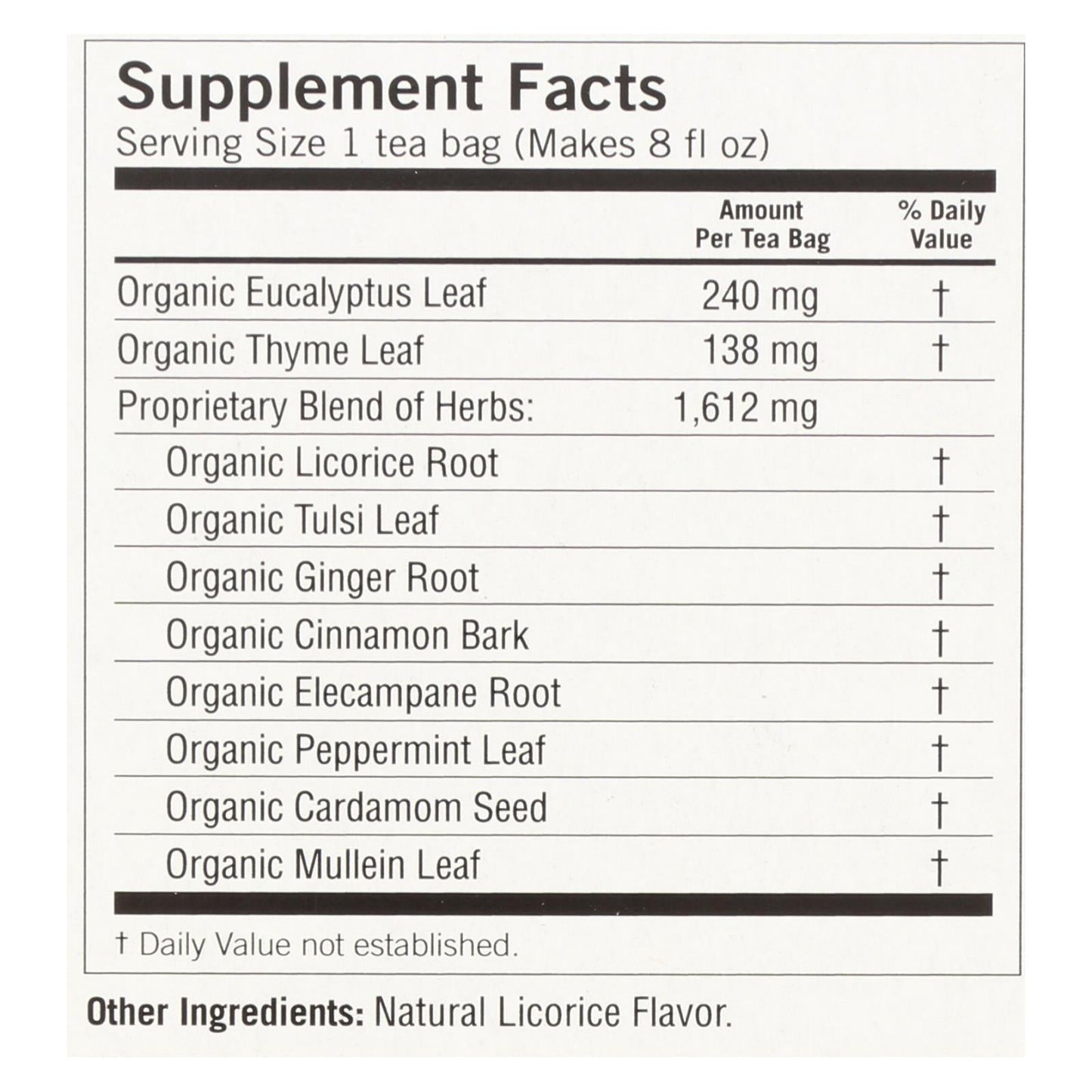 Yogi Organic Breathe Deep Herbal Tea, Caffeine-Free, 6-Pack