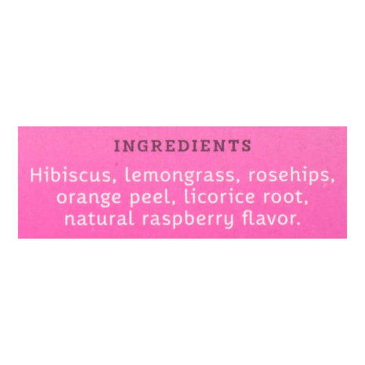 Stash Hibiscus Tea Wild Raspberry - 6 Pack of 20 Bags