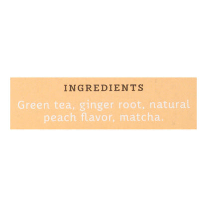 Stash Ginger Peach Matcha Green Tea, 18 Bags (Case of 6)