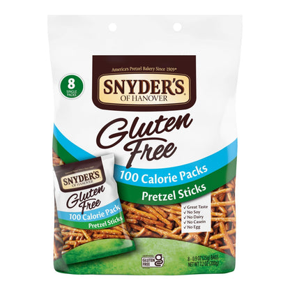 Snyder's Gluten-Free Pretzel Sticks, 100 Cal, Case of 6