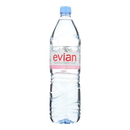 Evian Natural Spring Water, 12-Pack, 50.7 FL oz.