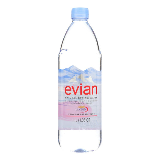 Evian Spring Water - 12 Pack, 33.8 FL oz Bottles