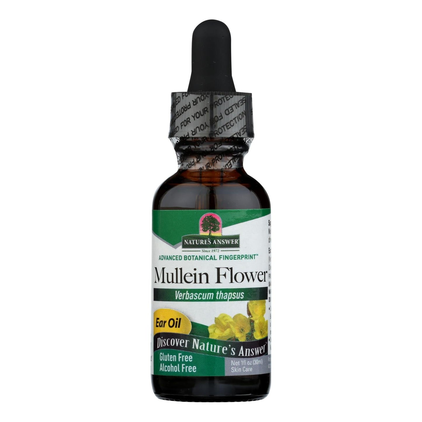 Mullein Flower Ear Oil, Alcohol-Free, 1 fl oz