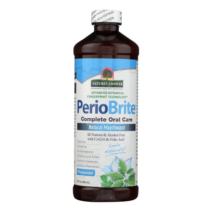 Nature's Answer Winter Mint Alcohol-Free Mouthwash 16oz