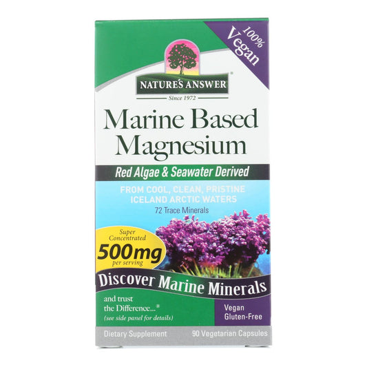 Nature's Answer Plant-Based Magnesium Supplement - 90 Caps