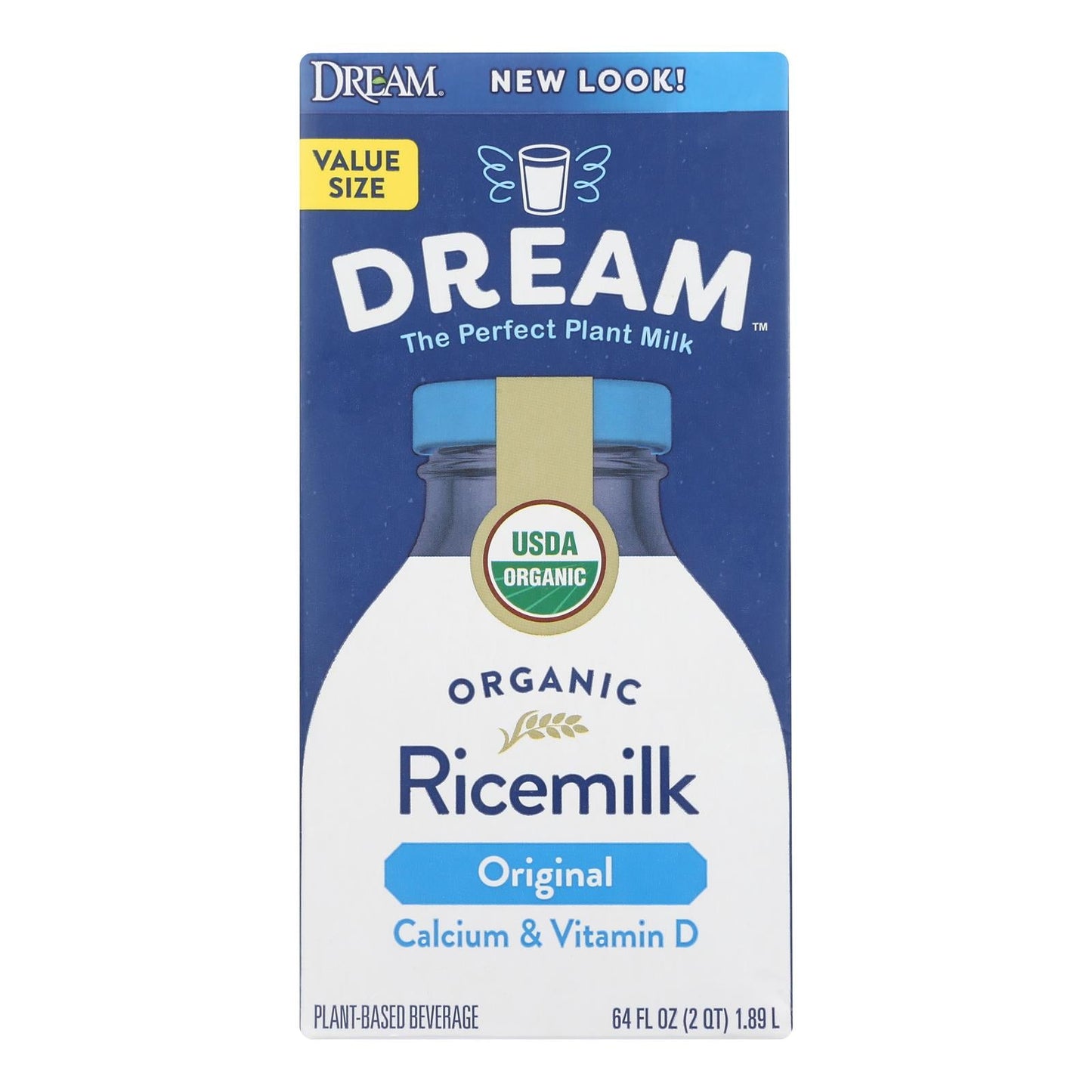 Rice Dream Organic Enriched Rice Drink, 8-Pack, 64 Fl Oz