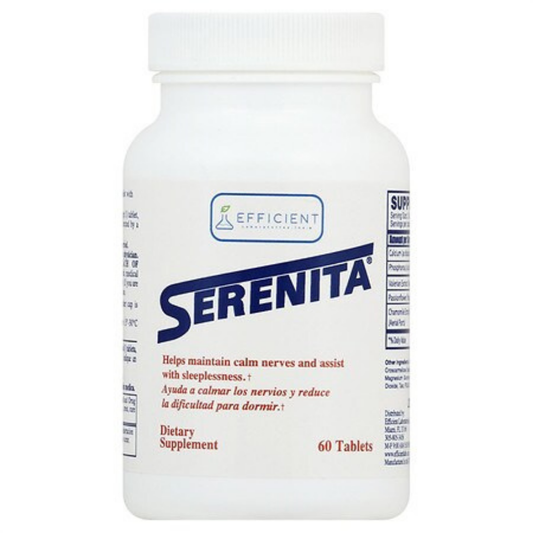 Efficient Serenita Calm Nerves & Assist Sleep Supplements (60 ct)