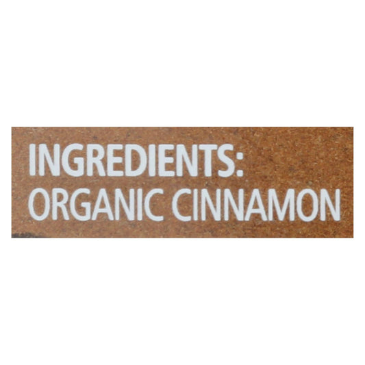 Simply Organic Cinnamon - Case Of 6 - 2.45 Oz.