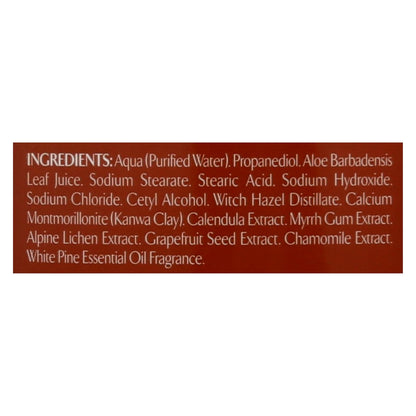 Zion Health Claydry Silk Deodorant - White Pine - 2.5 oz
