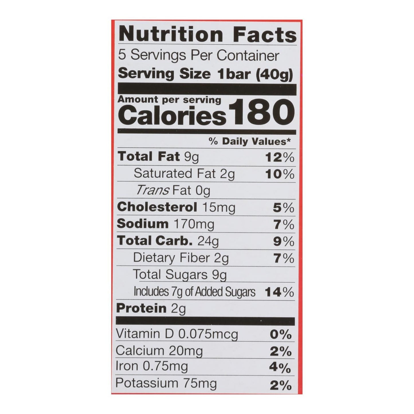 Pamela's Oat Choc Chip Peanut Butter Bars, 6-Pack, 1.41 oz