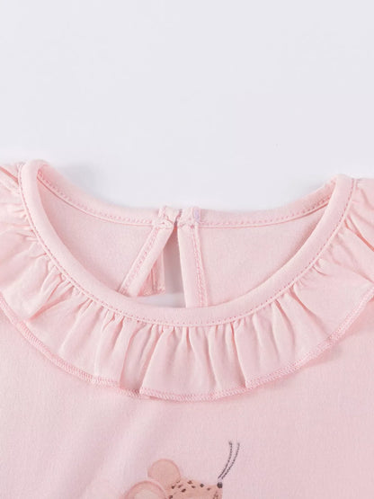 Children's Mouse Fairy Puff Sleeve Dress