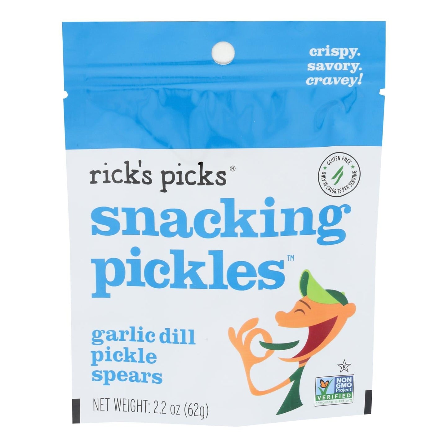 Rick's Picks Garlic Dill Pickle Spears, 12 Pack