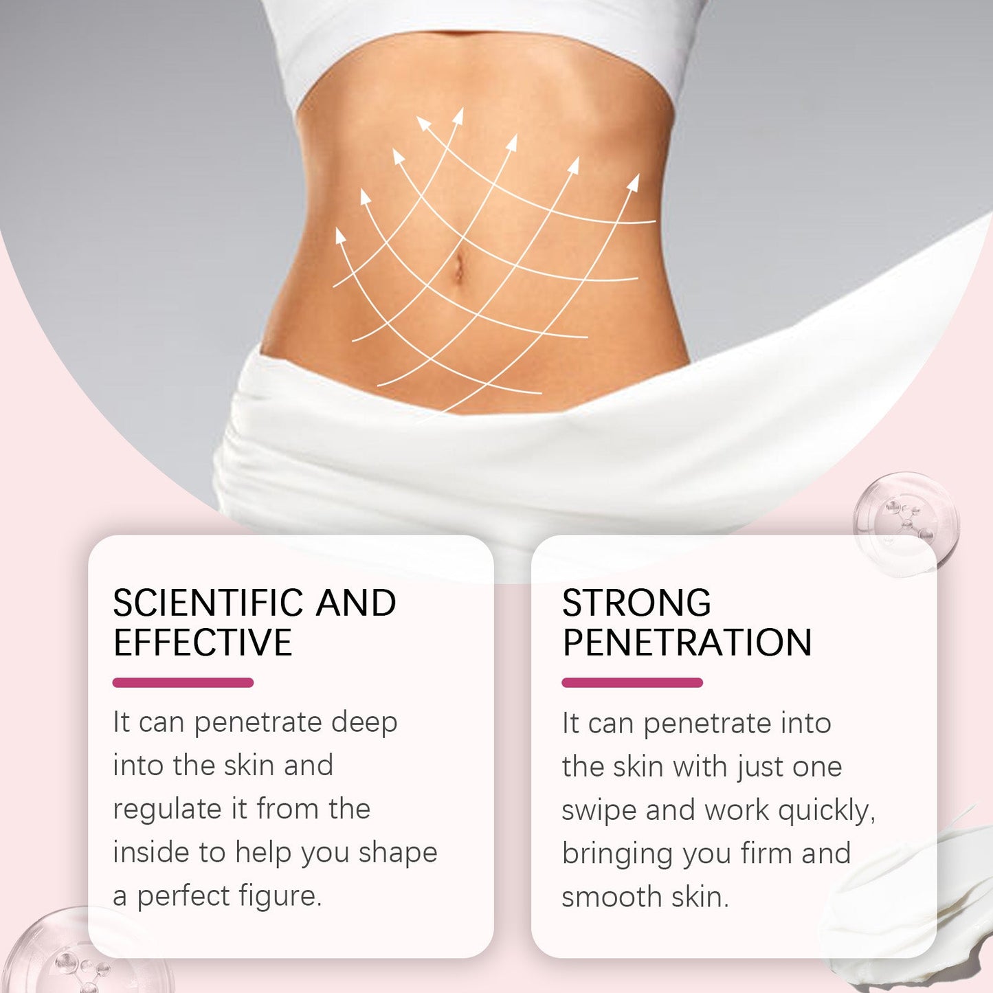 Jaysuing Body Sculpting Cream Firming Body Belly Arms Bye Meat Body Sculpting Belly Button Patch